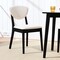 Best Choice Products 2-Piece Mid-Century Modern Wood & Upholstered Dining Chair Set